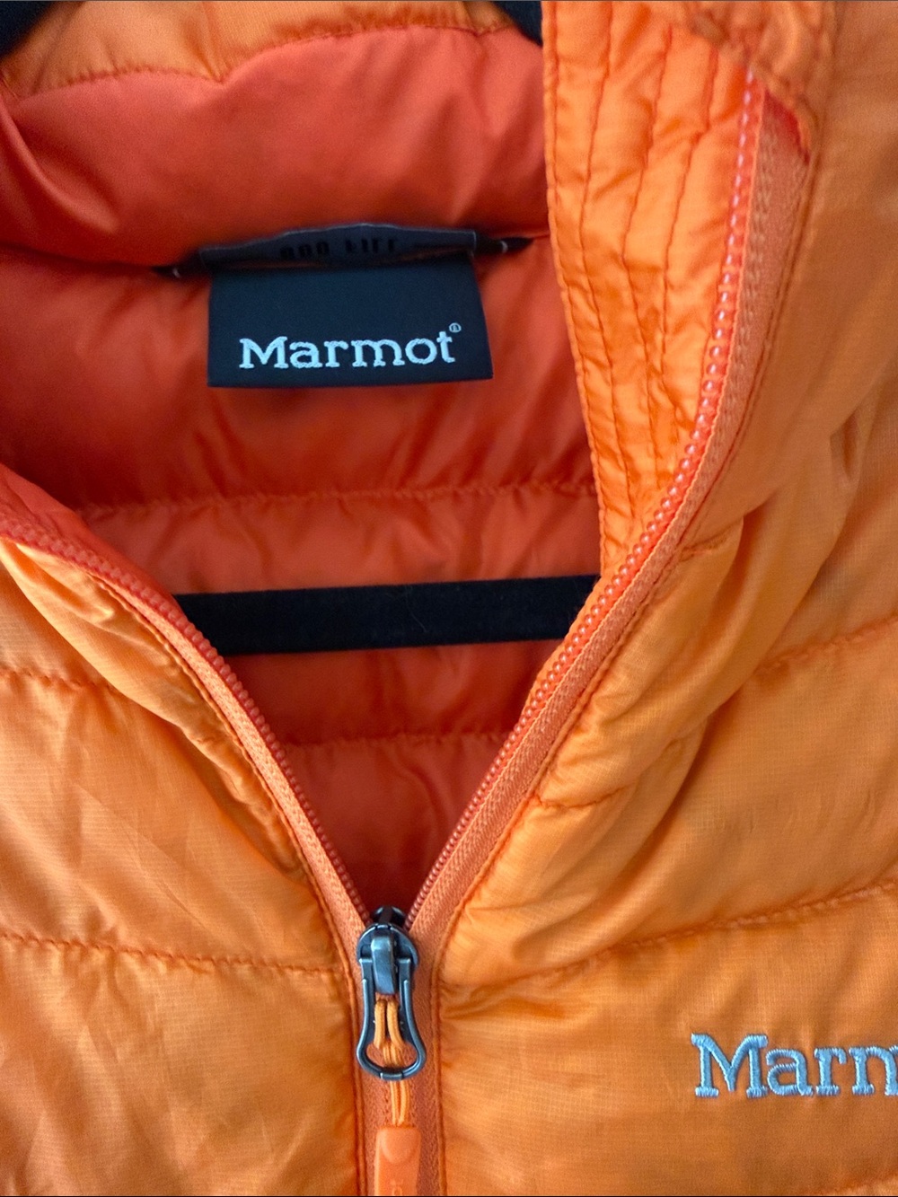 Marmot Bright Orange Quilted Jacket - Picture 2 of 4